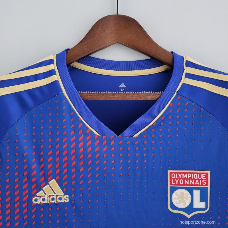 22/23 Lyon Forth Blue Soccer Jersey