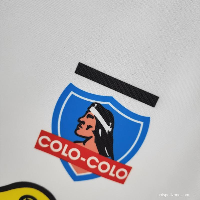 Retro 1995 Long Sleeve Colo Colo Home Soccer Jersey