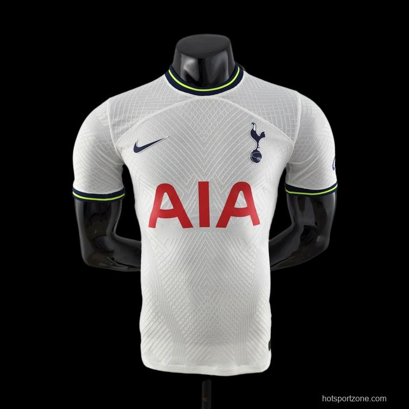 Player Version 22/23 Tottenham Hotspur Home Soccer Jersey