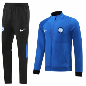 22/23 Inter Milan Blue Full Zipper Jacket Suit