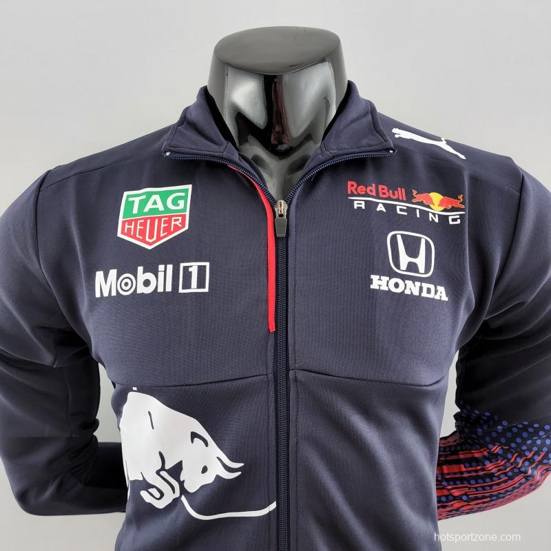 2022 F1 Redbull Full Zipper Hoodie Jacket #0004