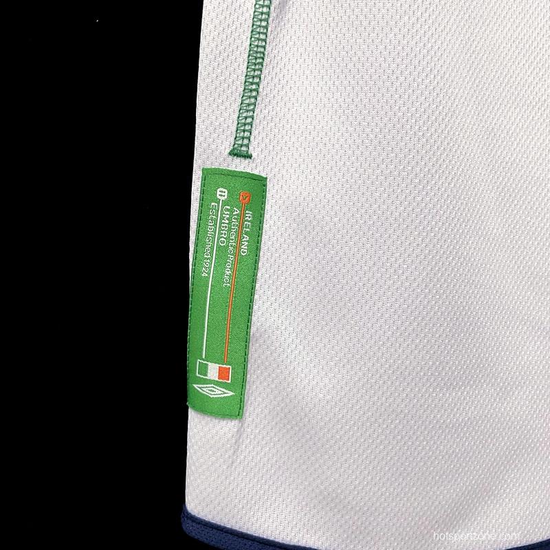 Retro 2002 Ireland Away Soccer Jersey