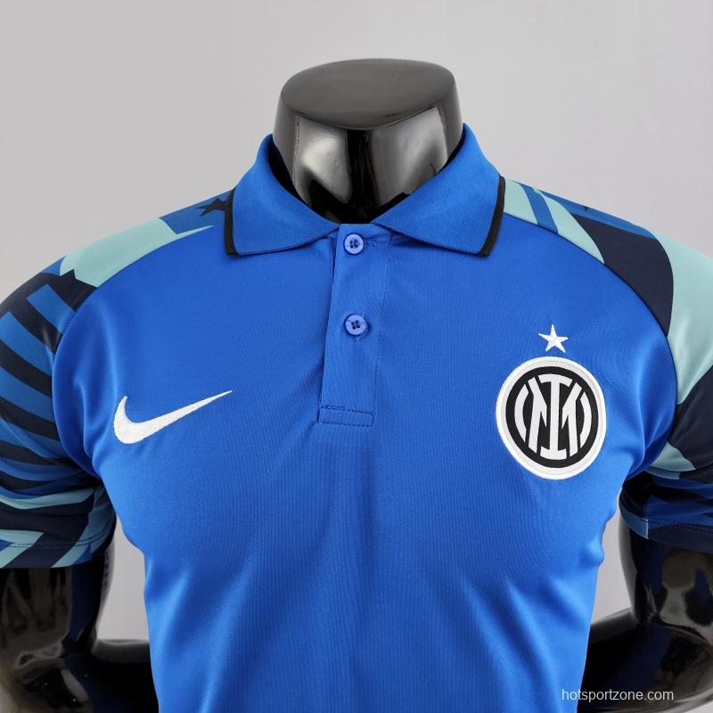 22/23 POLO Inter Milan Blue Jersey