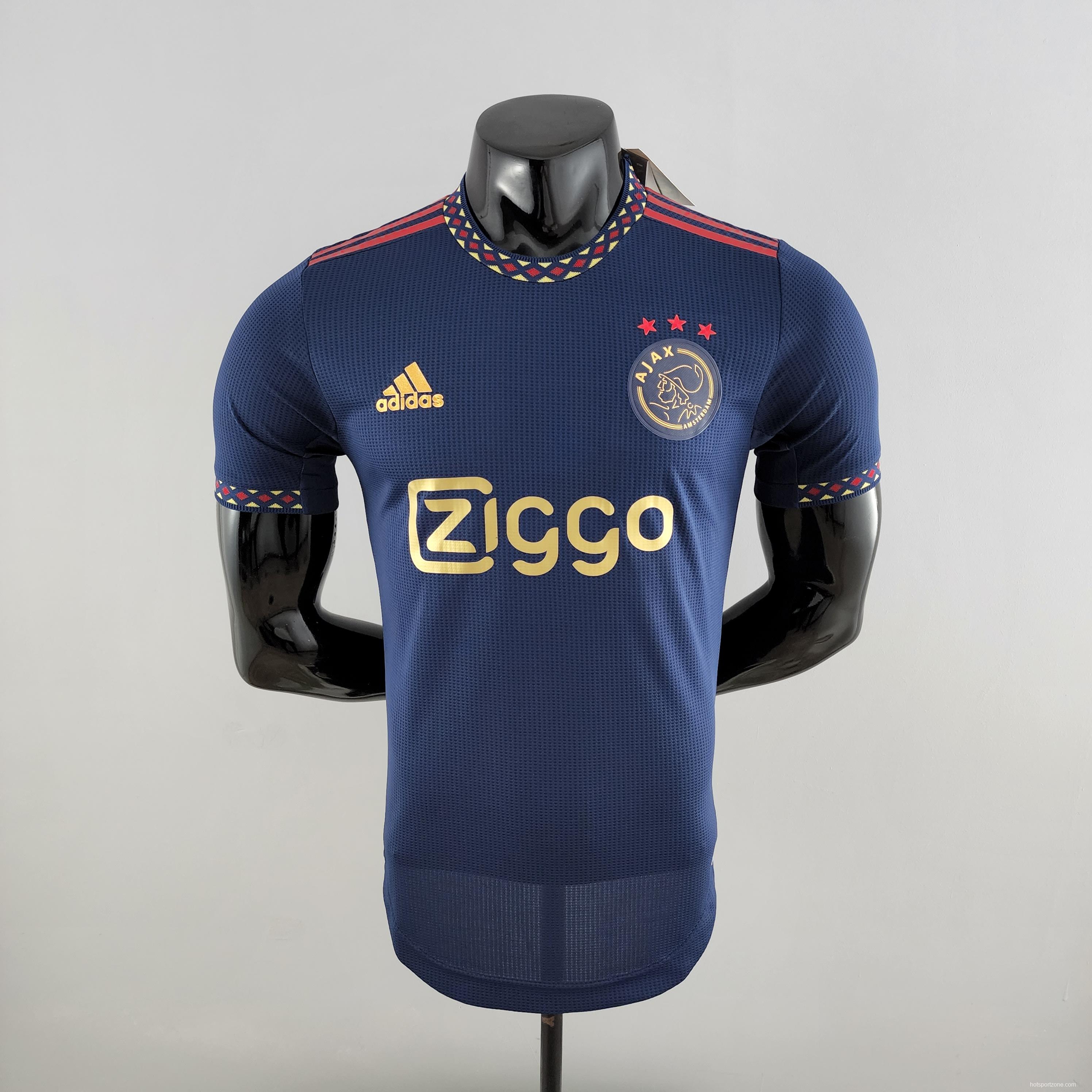 Player Version 22/23 Ajax Away Soccer Jersey