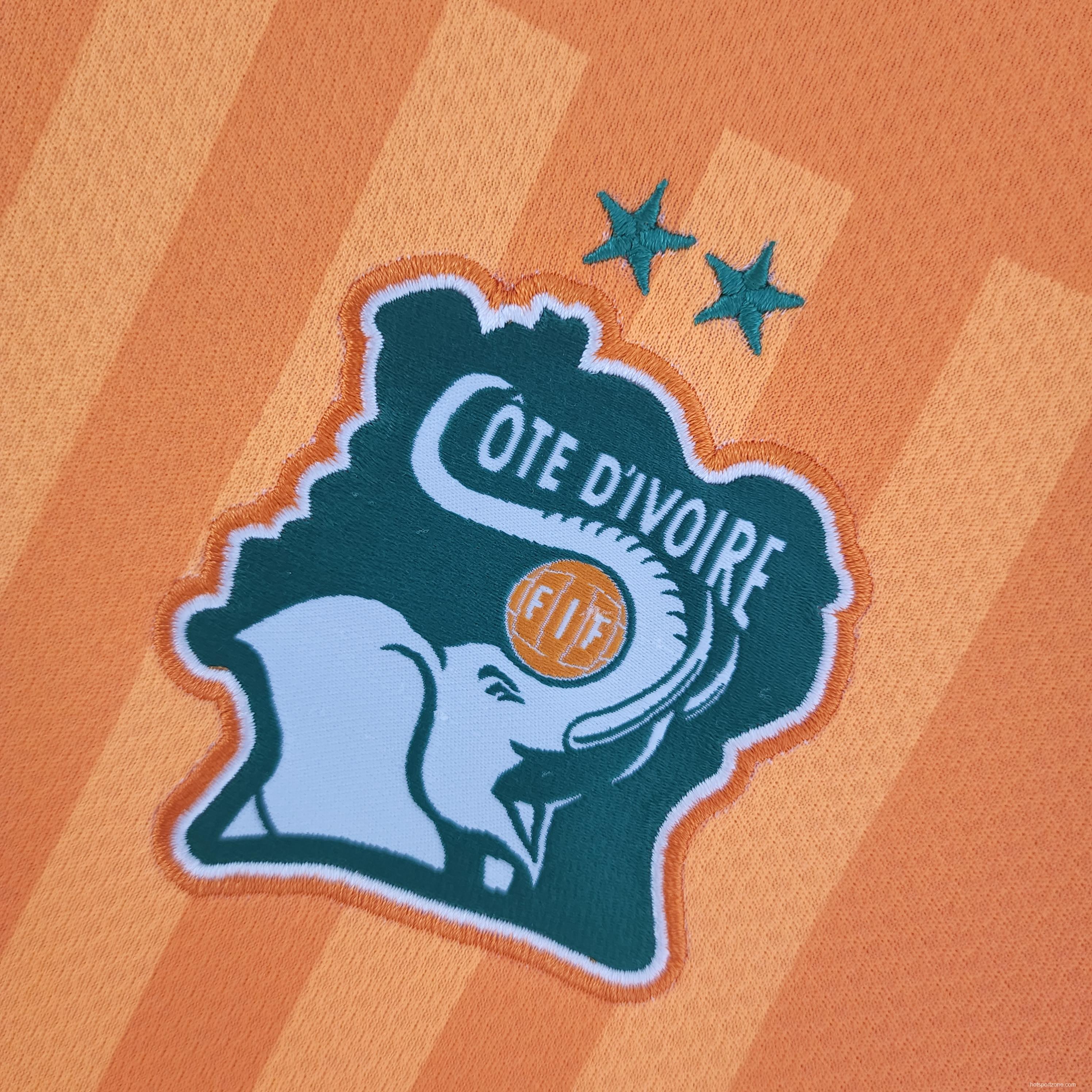 2022 Ivory Coast Home Soccer Jersey
