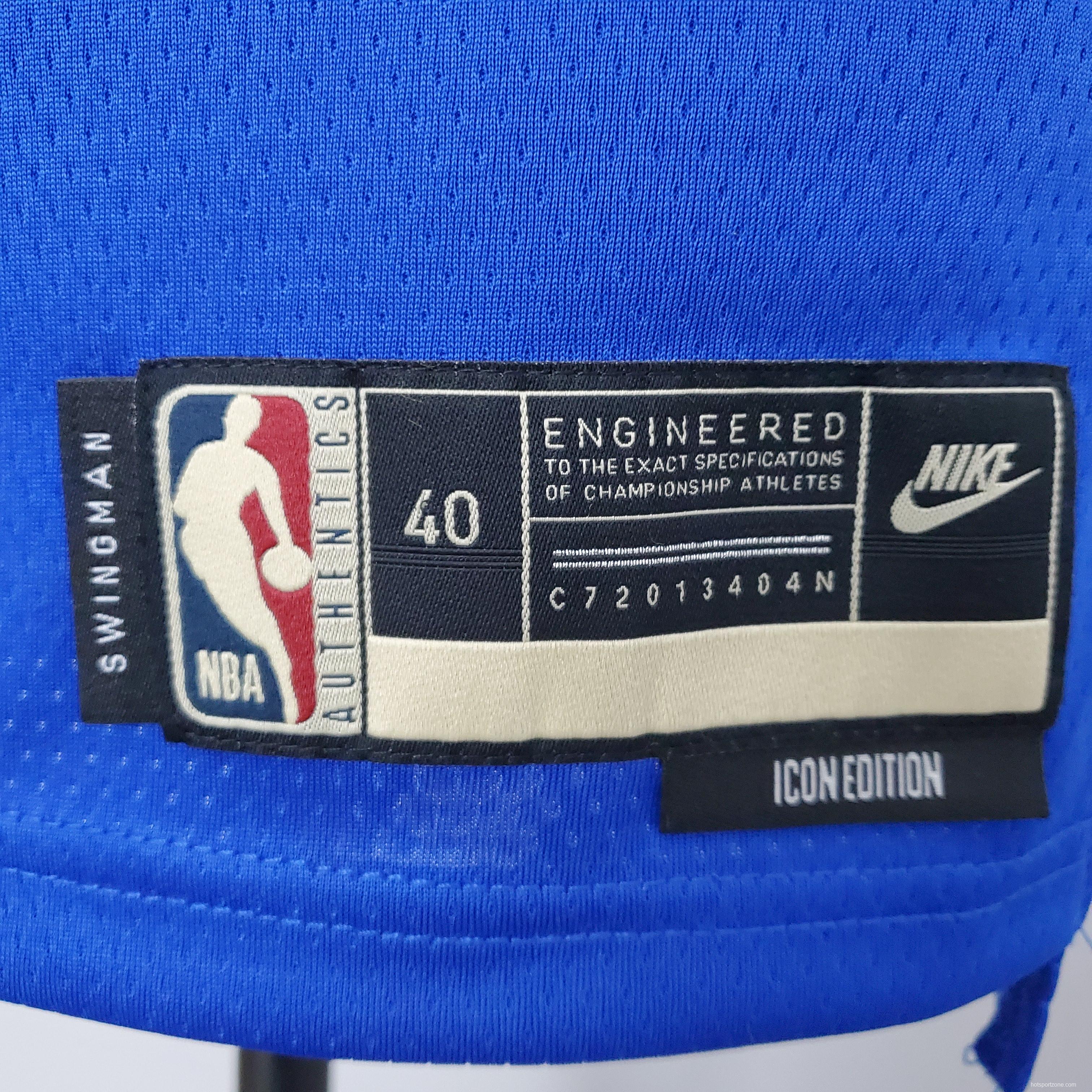 NBA Kings Williams#55 Blue City Edition