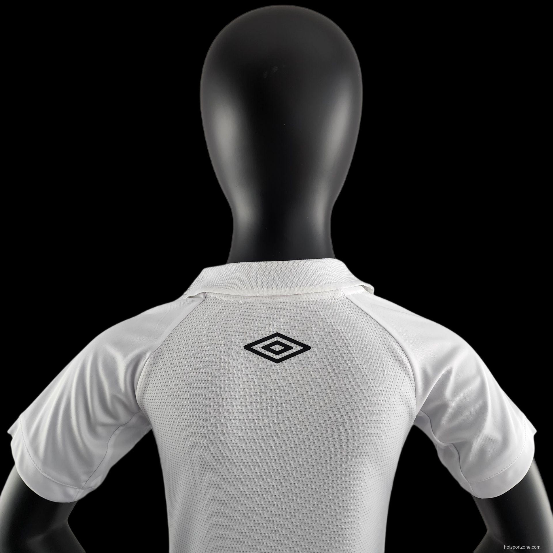 22/23 Kids  Santos Home Size 16-28 Soccer Jersey