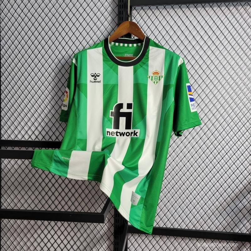 22/23 Real Betis Home Soccer Jersey