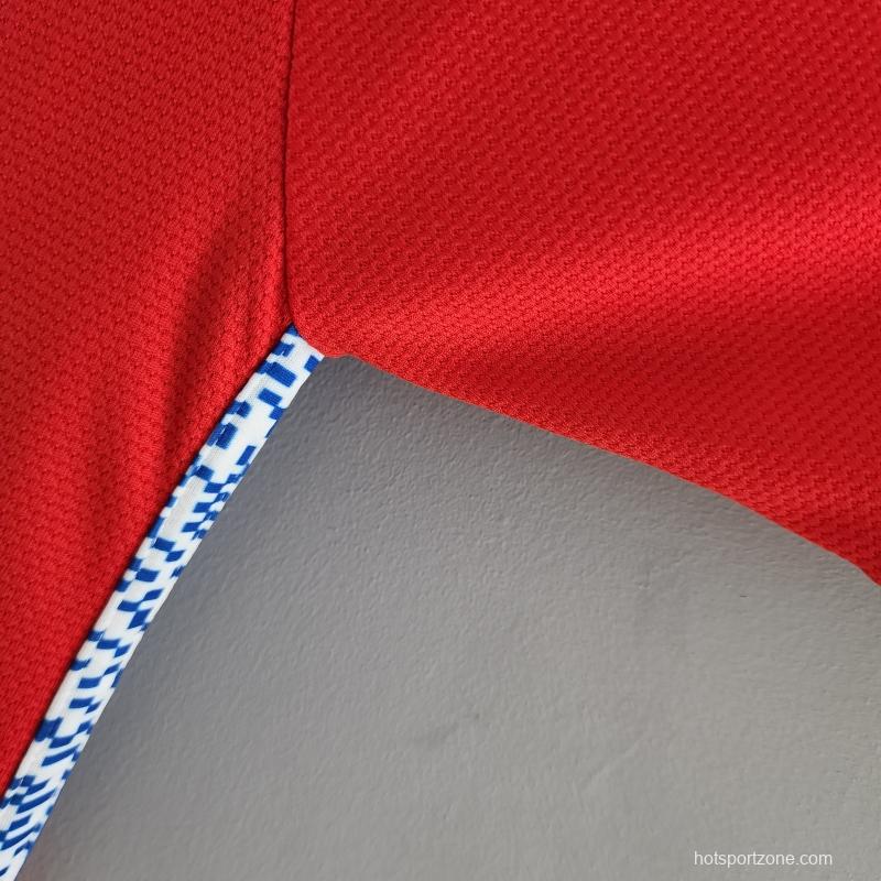 2022 Chile Home Soccer Jersey