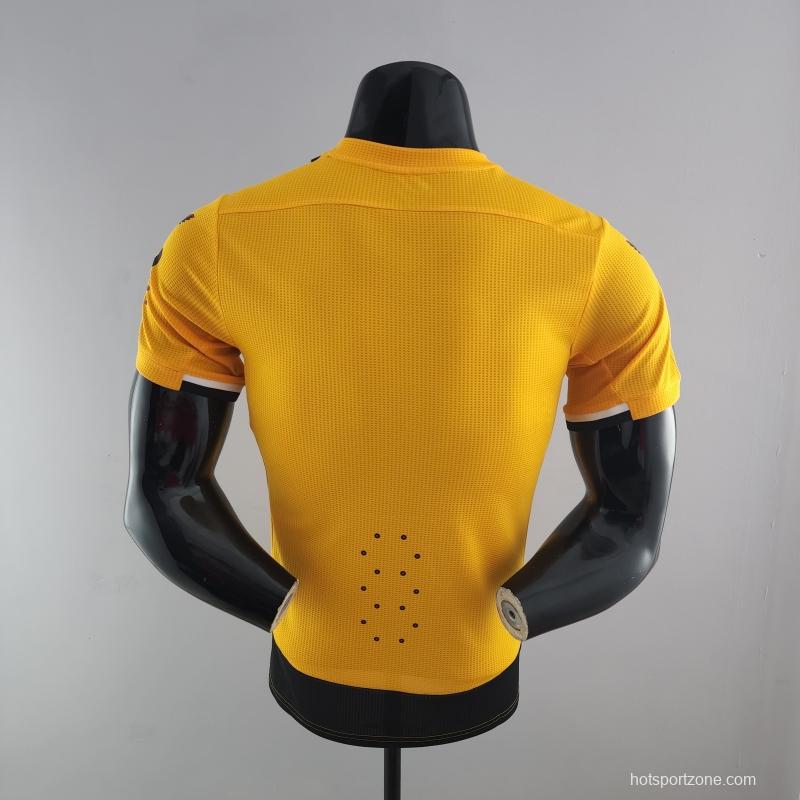 Player Version 22/23 Wolverhampton Wanderers Home Soccer Jersey