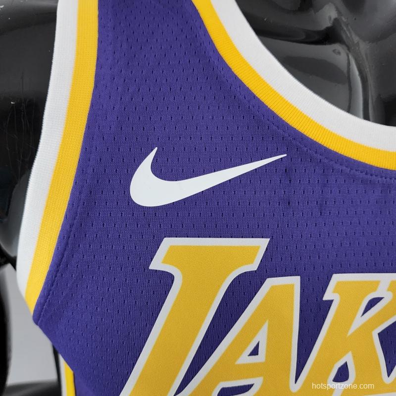 TOSCANO #95 Los Angeles Lakers Purple NBA Jersey