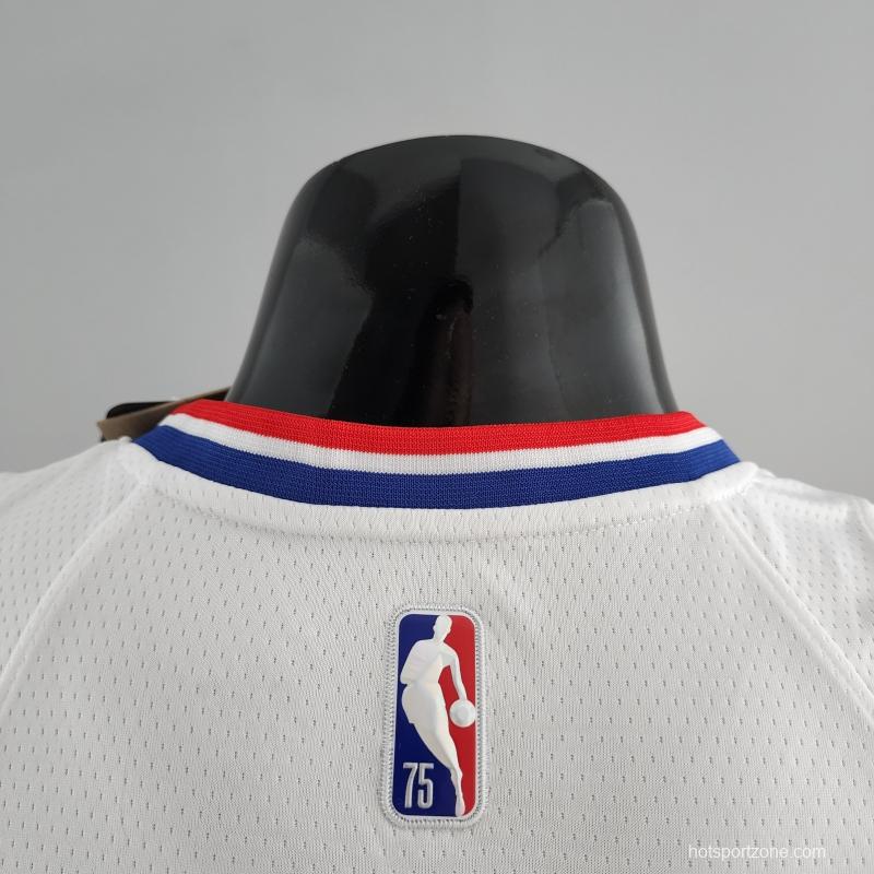 75th Anniversary WALL#11 Los Angeles Clippers NBA Jersey White