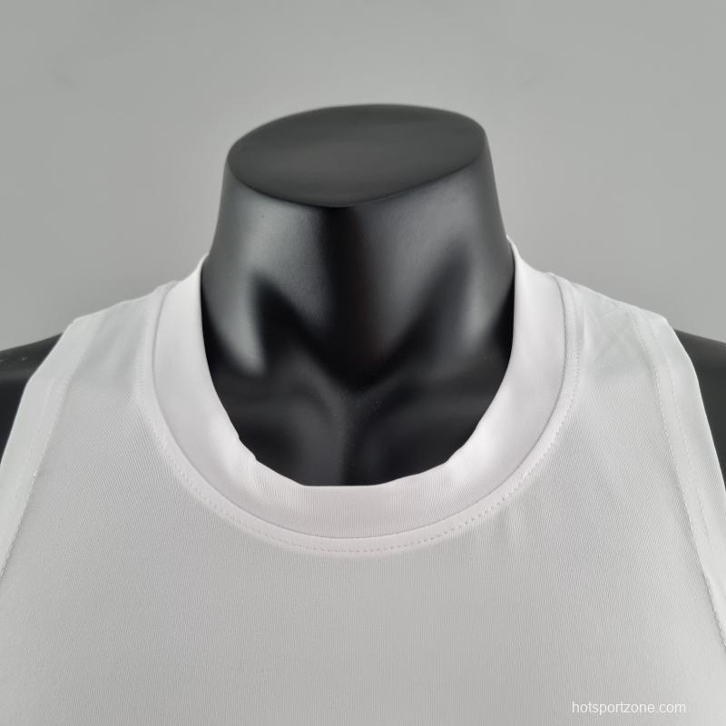 2022 NBA Mamba White Vest Shirt #K000185