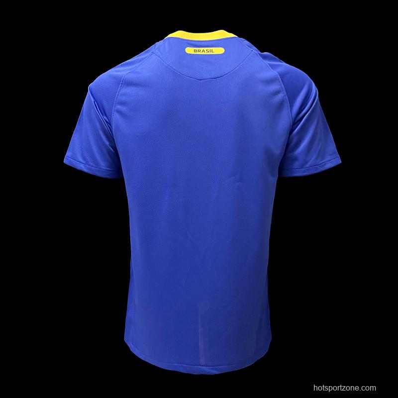 Retro 2010 Brazil Away Soccer Jersey