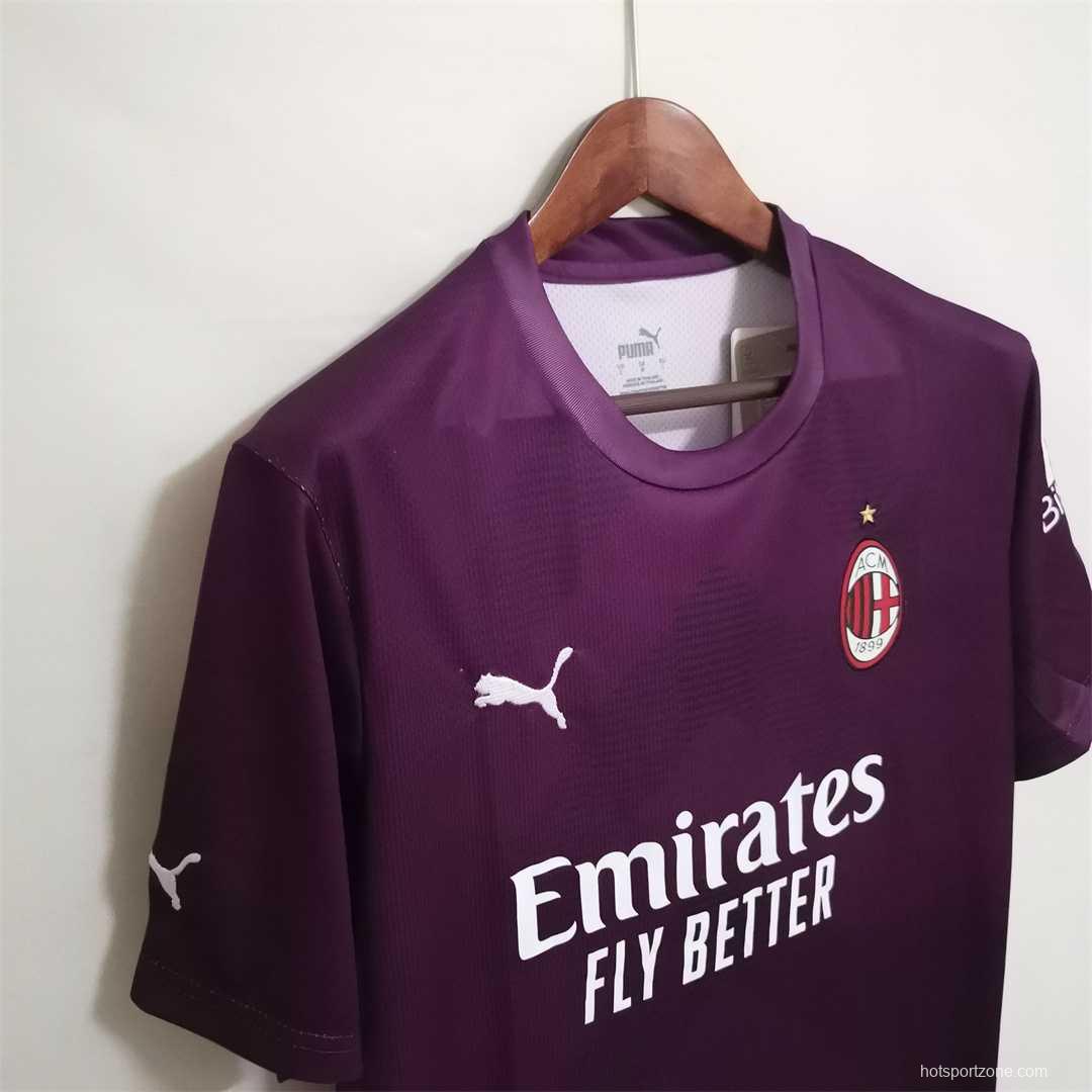 22-23 AC Milan Dark Red Goalkeeper Jersey
