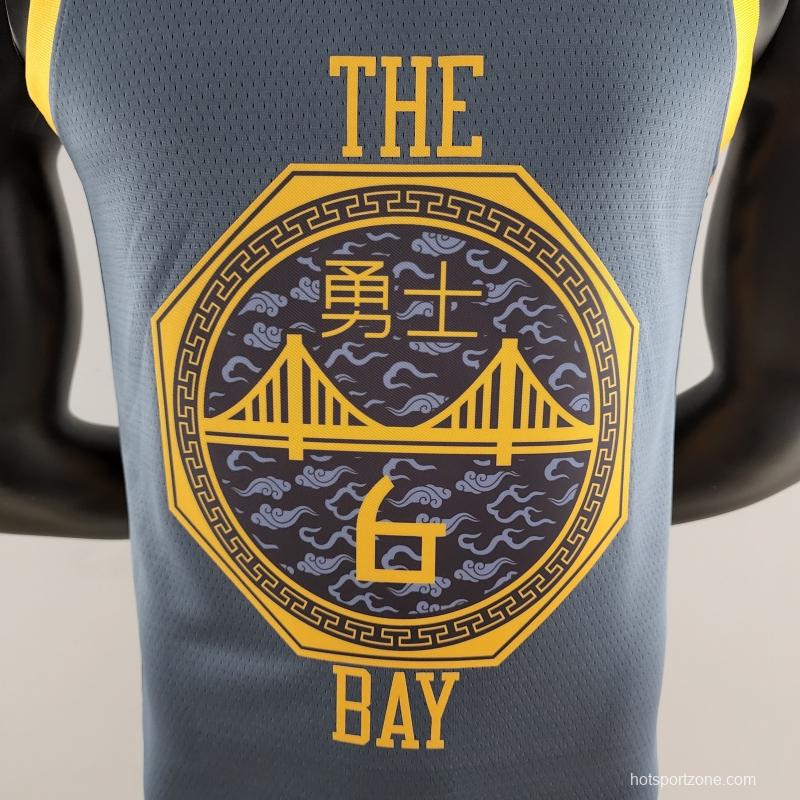2018 YOUNG #6 Golden State Warriors Grey NBA Jersey