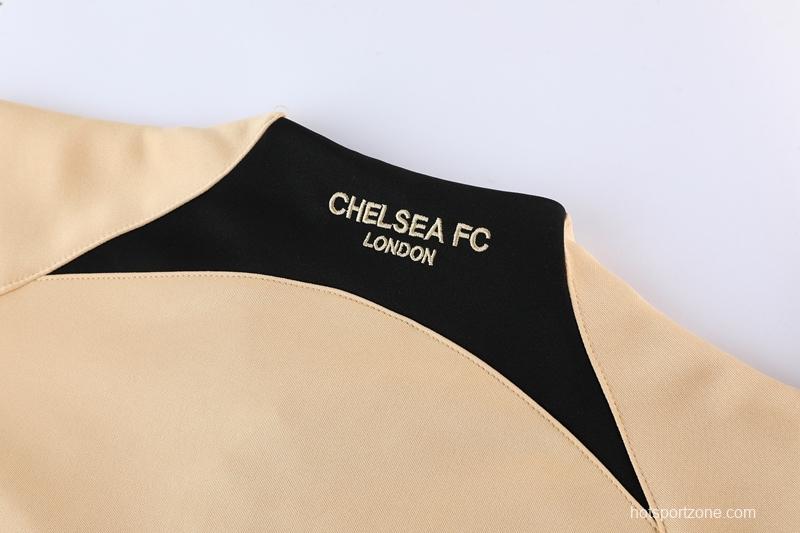 22/23 Chelsea Khaki Full Zipper Tracksuit