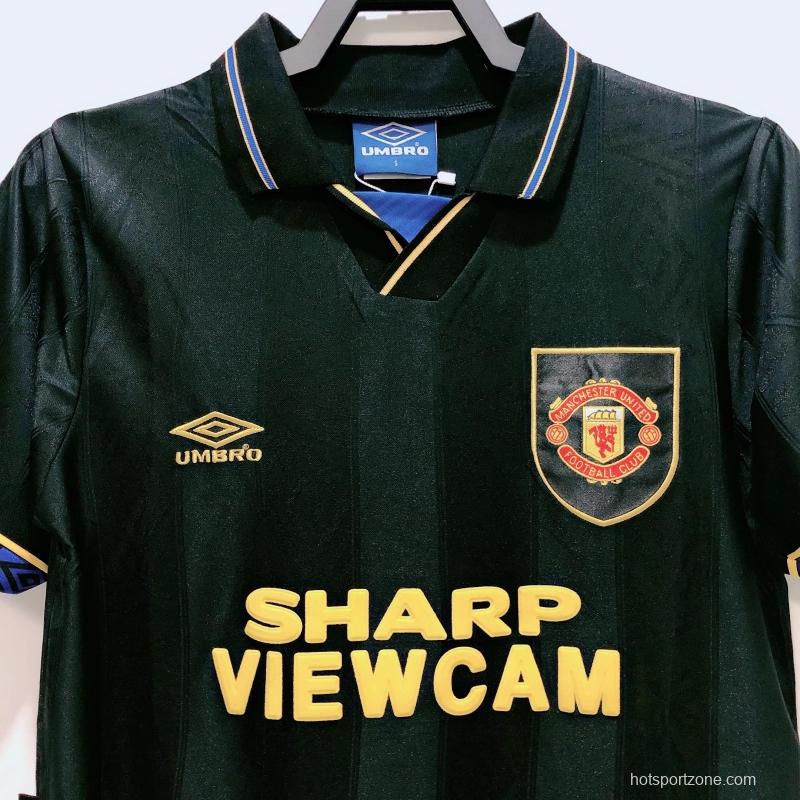 Retro 93/94 Manchester United Away Soccer Jersey