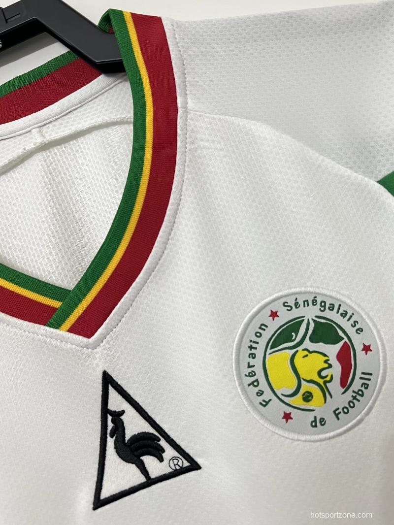 Retro 2002 Senegal White Jersey