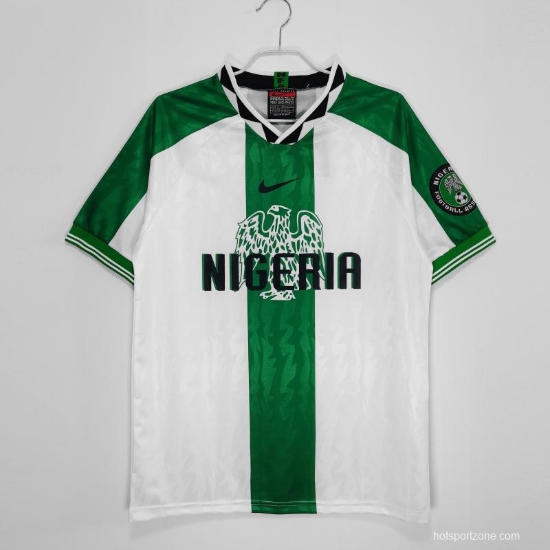 Retro 1996/98 Nigeria Away Soccer Jersey