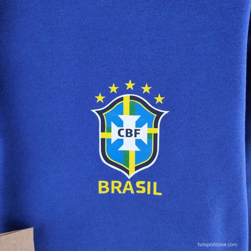 2022 Brazil Hoodie Blue