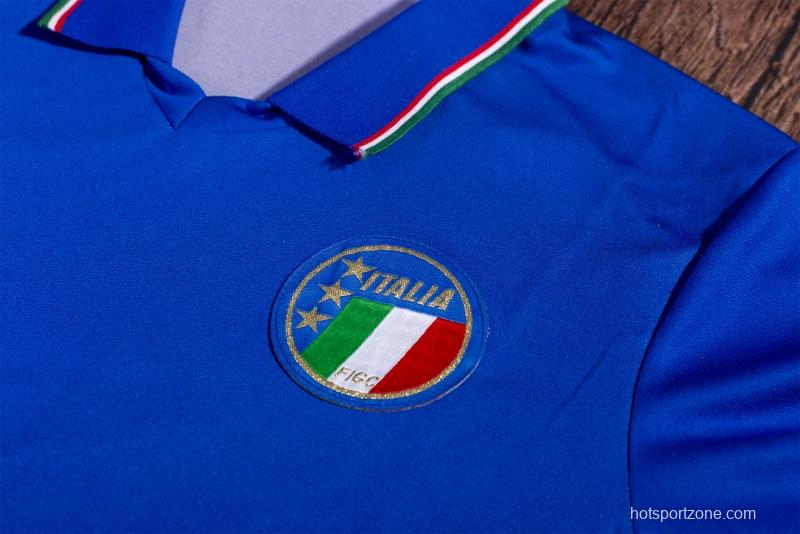 Retro 1990 Italy Home Soccer Jersey