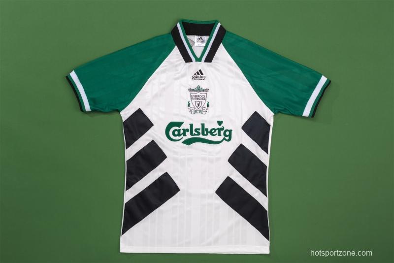 Retro 93/95 Liverpool Away Soccer Jersey