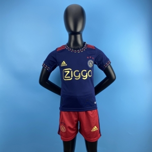 22/23 Kids Kit Ajax Away SIZE16-28 Soccer Jersey
