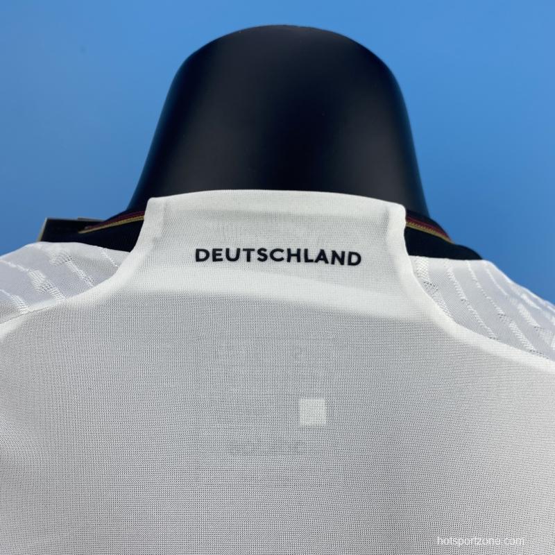 Player Version 2022 Germany Home World Cup Soccer Jersey