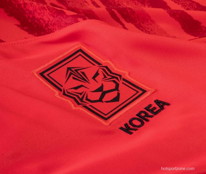 2022 Korea Home Long Sleeve Jersey