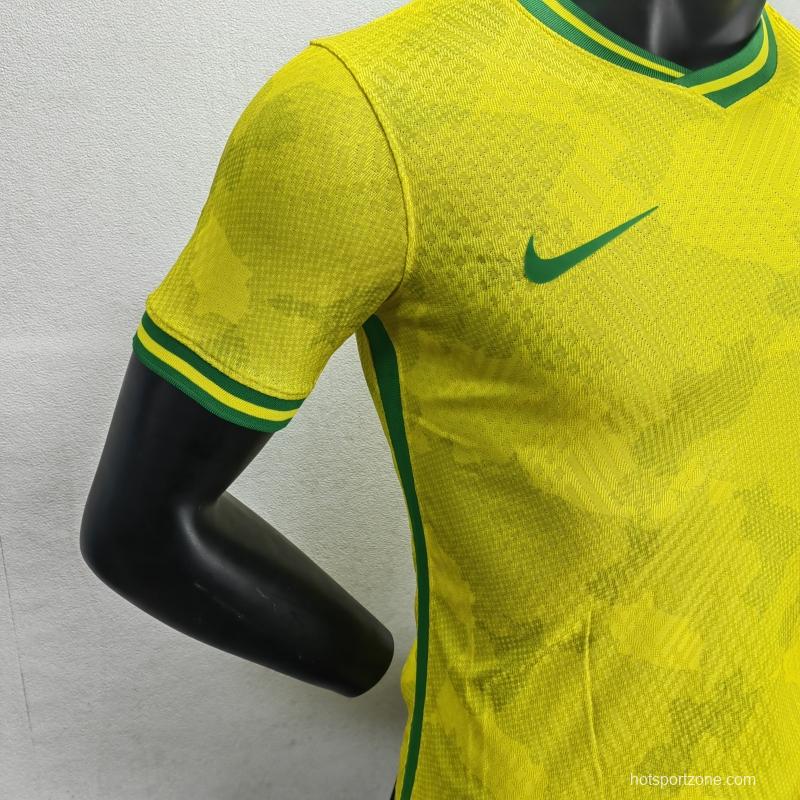 Player Version 2022 Brazil Yellow Special Jersey