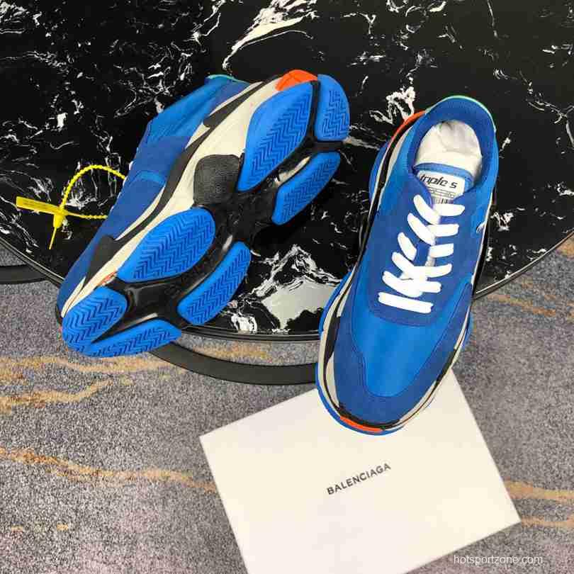 Men Balenciaga Triple-S 2 Blue Sneaker