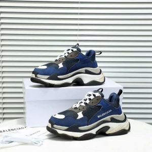 Men/Women Balenciaga Triple-S Sneaker Navy Item 6380340
