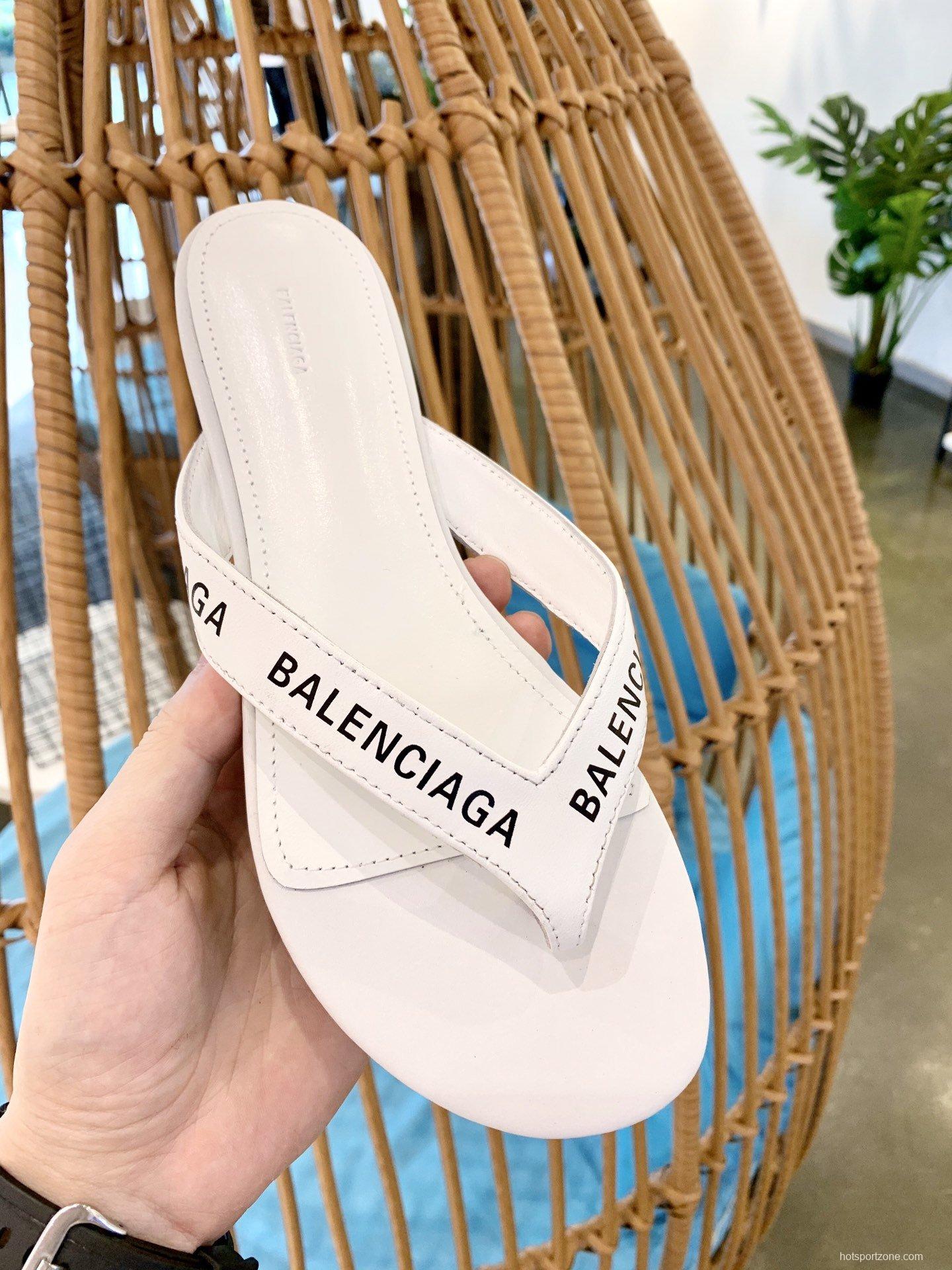 3 Color Men/Women Balenciaga Slipper White/Black/Silver