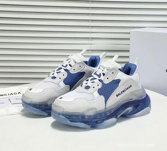 Men/Women Balenciaga Triple-S Sneaker Blue/White Item 6380340