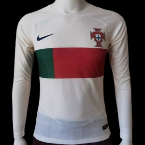 Player Version 2022 Portugal Away Long Sleeve Jersey