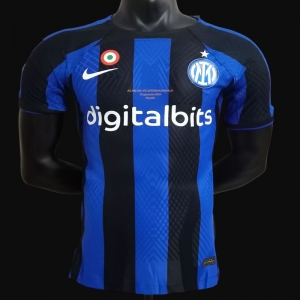 Player Version 22 23 Inter Milan Home Super Cup Jersey