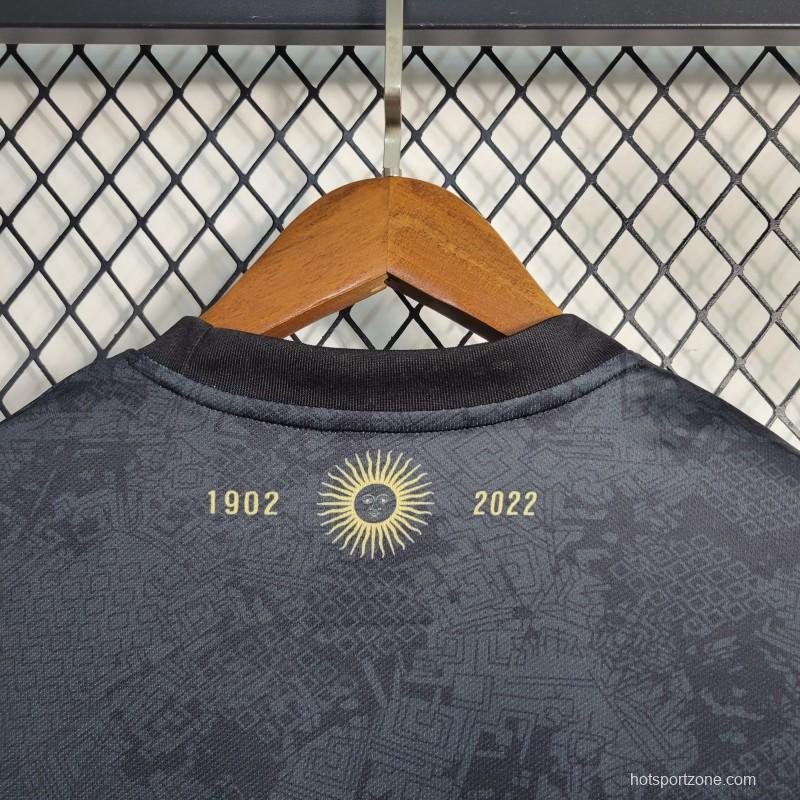 22-23 Argentina Black Training Jersey