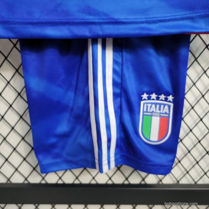 23-24 KIDS Italy Home Jersey Size 16-28