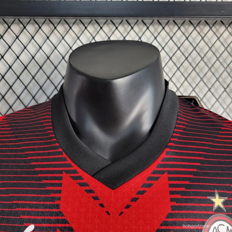 Player Version 23-24 AC Milan Home Jersey