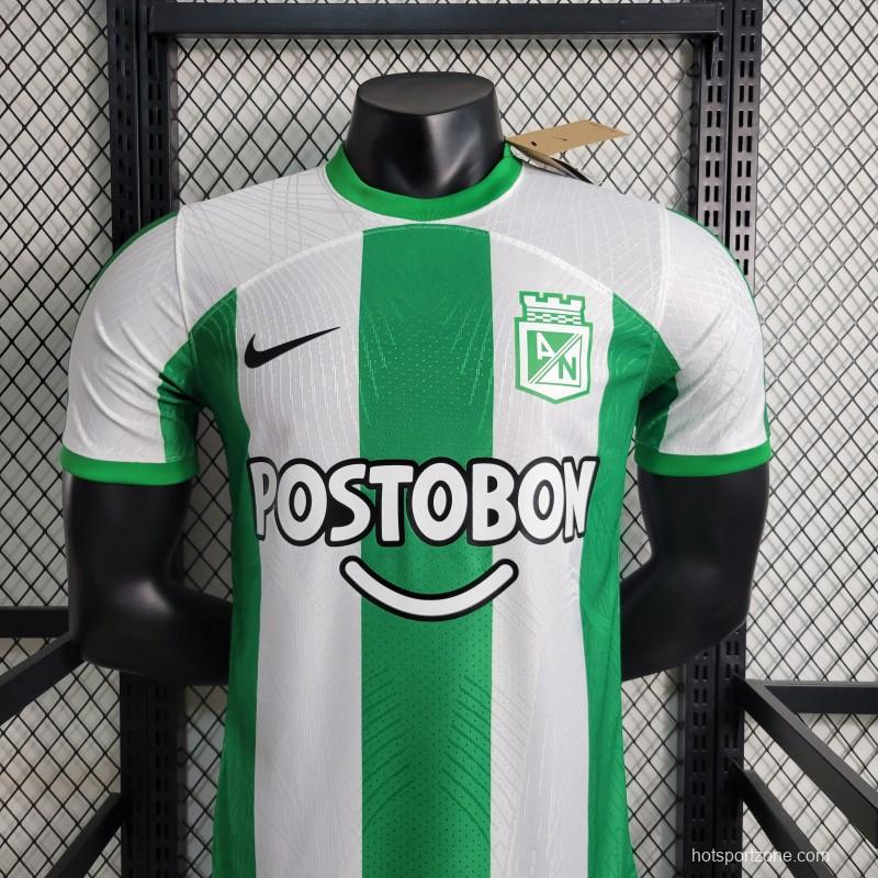 Player Version 23-24 Atlético Nacional Home Jersey