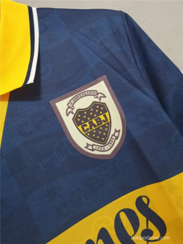 Retro 95/96 Boca Juniors Home Jersey