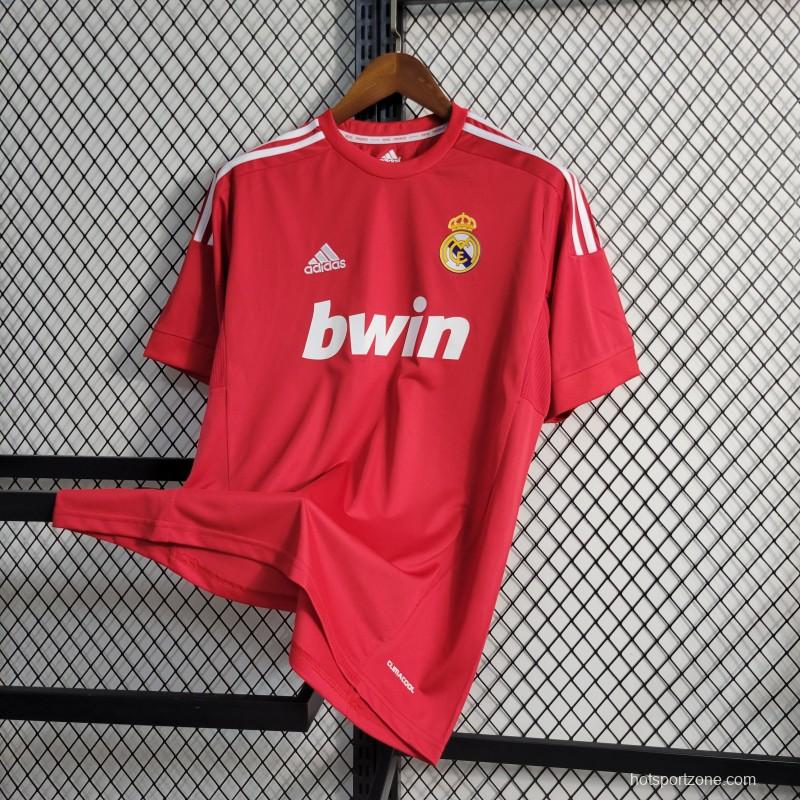 Retro11-12 Real Madrid Away Red Jersey