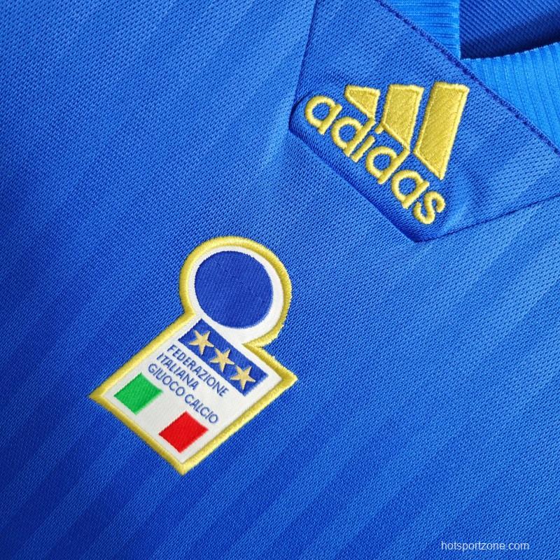 2023 Italy Blue Icon Jersey Embroidery Logo