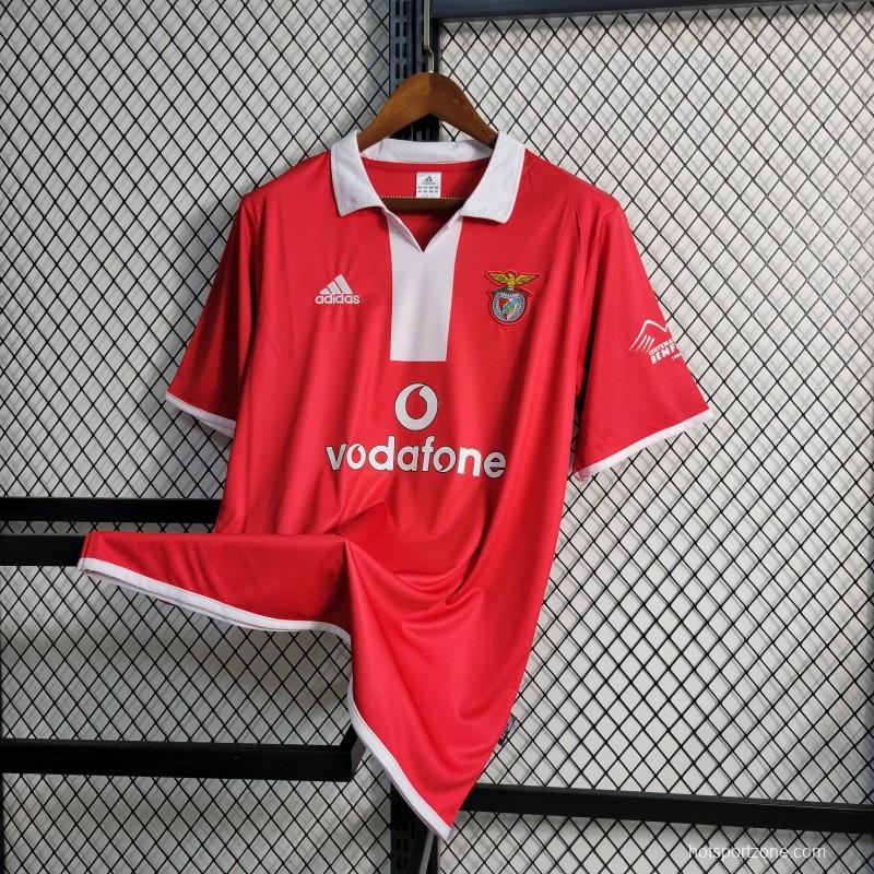 Retro 04-05 Benfica Home Jersey