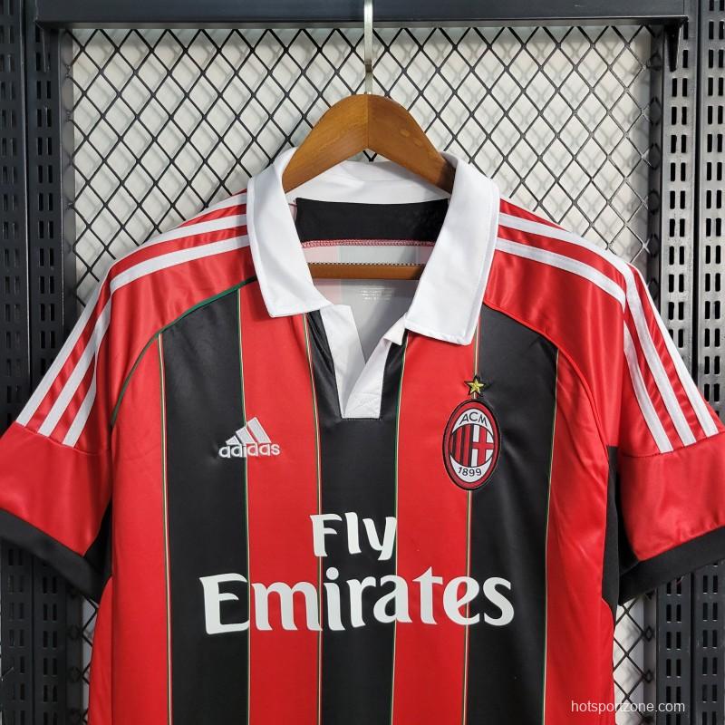 Retro 12-13 AC Milan Home Soccer Jersey
