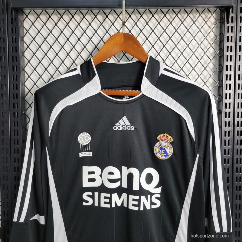 Retro 06-07 Real Madrid Third Long Sleeve Jersey