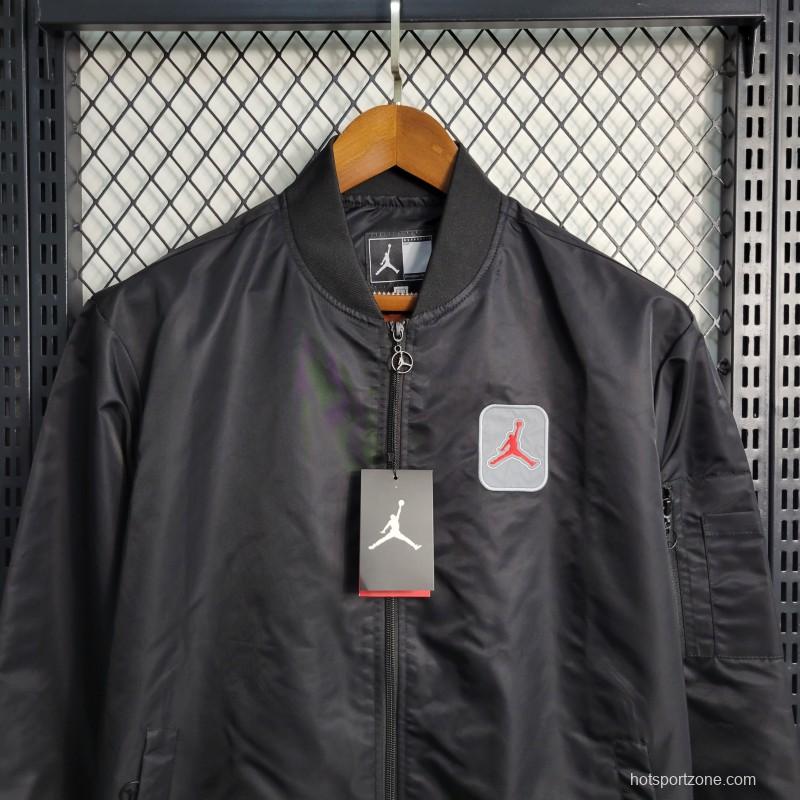 2023 NIKE Jordan Black Windbreaker