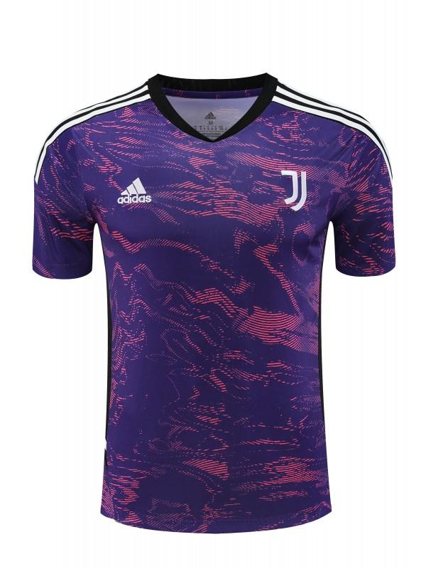 23-24 Juventus Purple Short Sleeve+Shorts