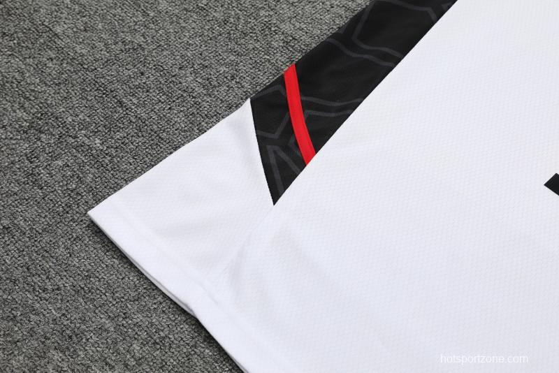 23-24 Bayern Munich White Black Short Sleeve+Shorts